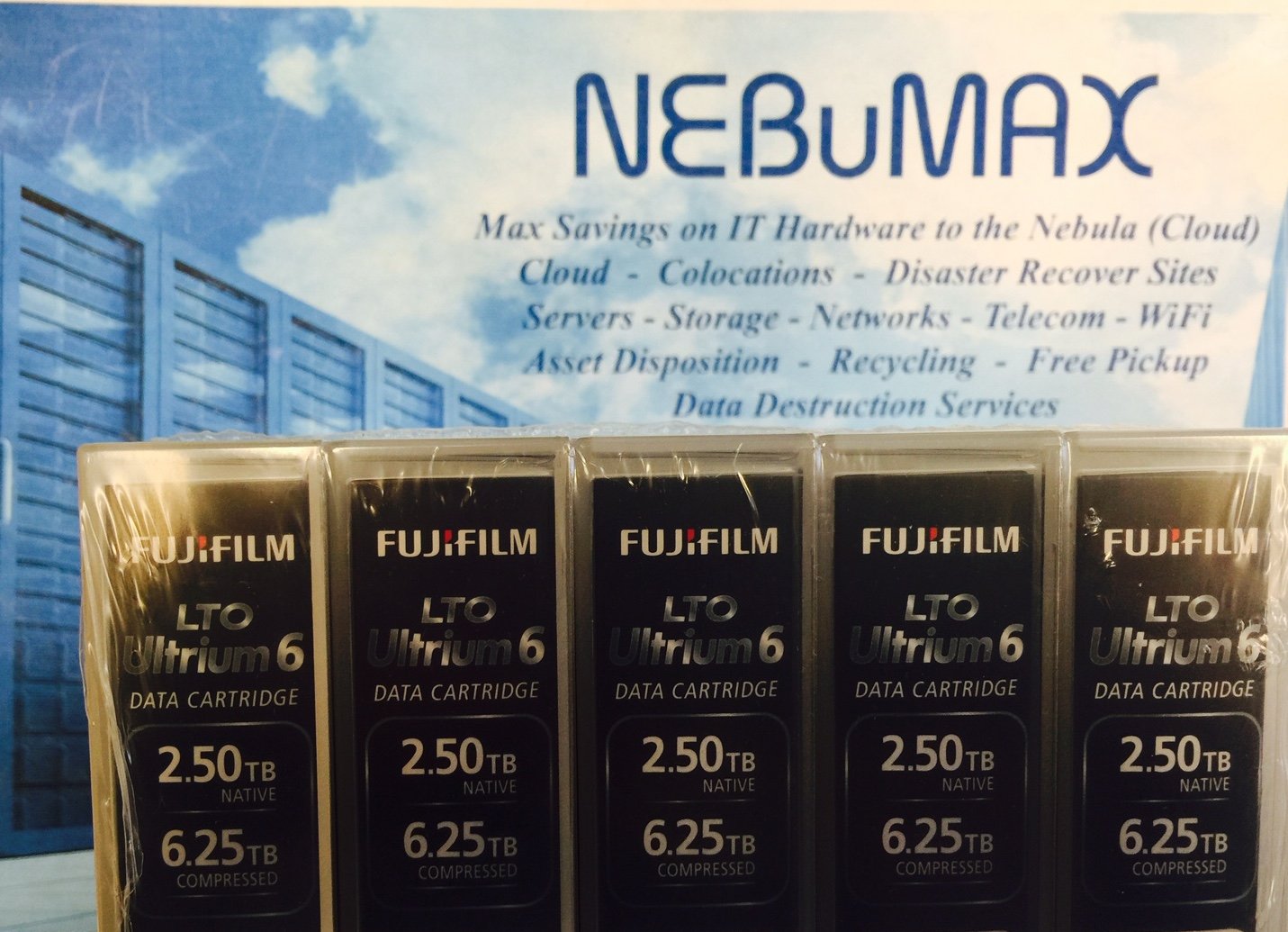 Fuji 16310732 Tape Lto Ultrium 6 2.5Tb/6.25Tb Barium Ferrite Bafe